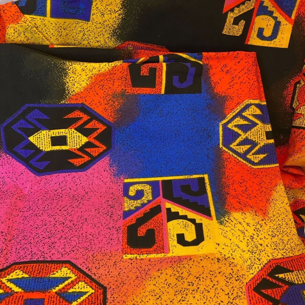 #6309 Southwest print geometric pattern fabric 1.5 yards x 45 inches